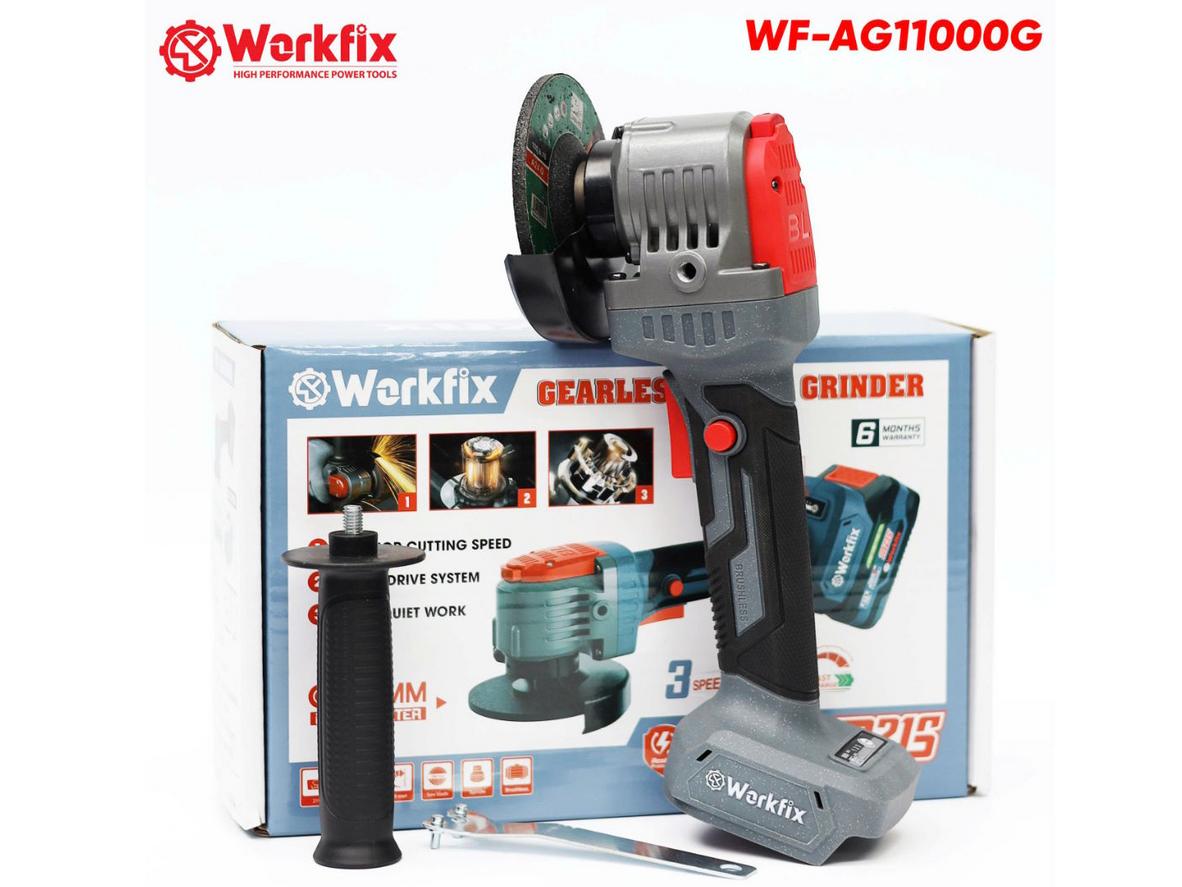 11.000 vòng/phút và 3 cấp tốc độ cho hiệu quả cắt mài linh hoạt.
