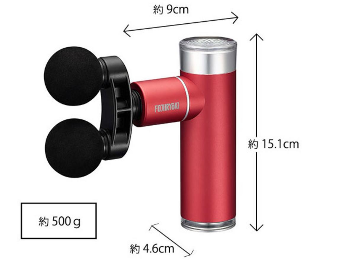 9 đầu massage và đầu gắn đôi Twin Attachment của Fujiiryoki FG3800P