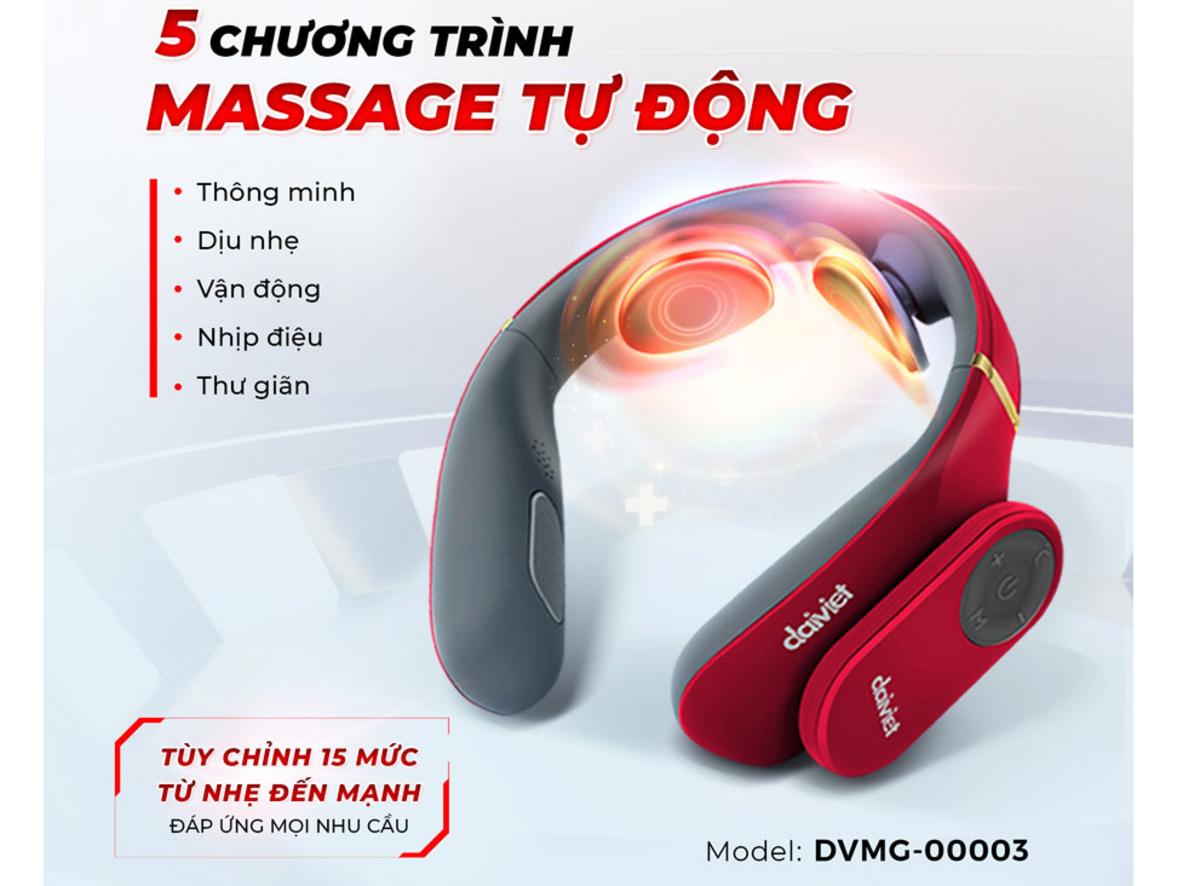 Tổng quan Máy massage cổ xung điện Đại Việt DVMG-00003