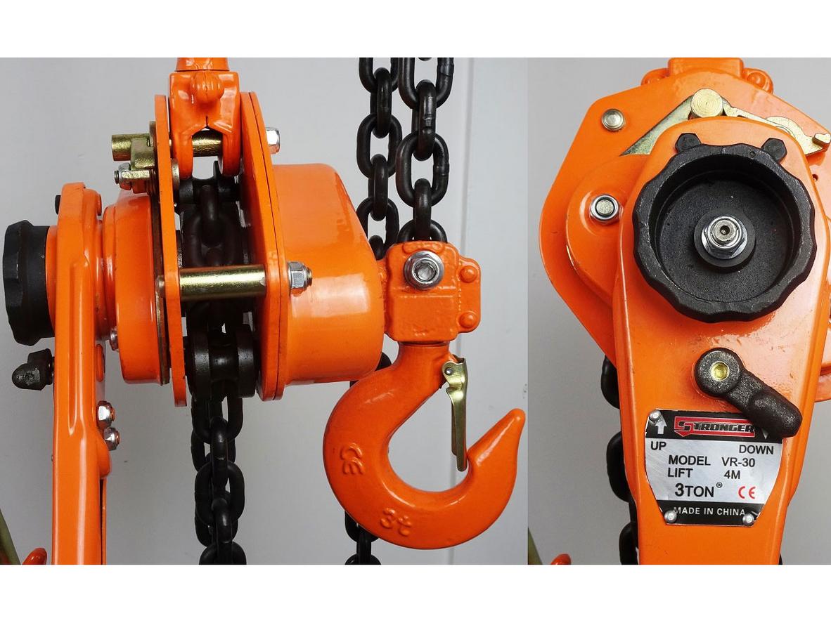 Sức nâng 3 tấn hỗ trợ công việc nặng.