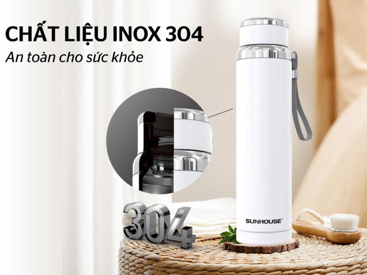 Nắp kín với gioăng silicone chống rò rỉ.
