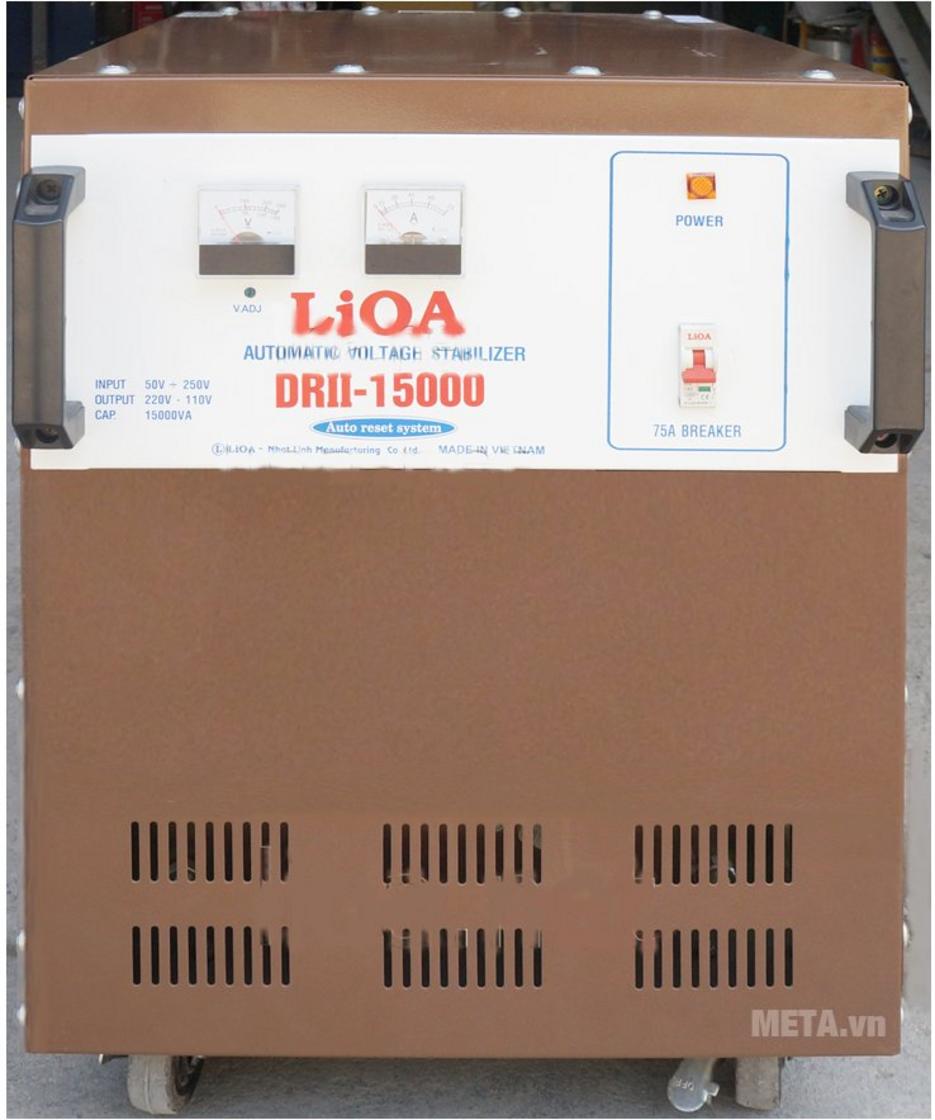 Tổng quan Ổn áp 1 pha Lioa 15KVA DRII 15000II