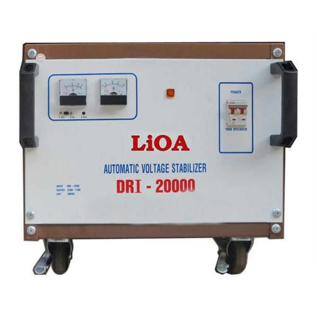 Tổng quan Ổn áp 1 pha Lioa 20KVA DRI 20000II (Dải điện áp đầu vào 90V - 250V)