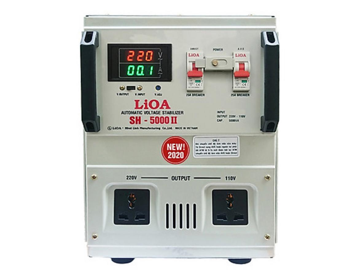 Tổng quan Ổn áp 1 pha Lioa 5KVA SH 5000II
