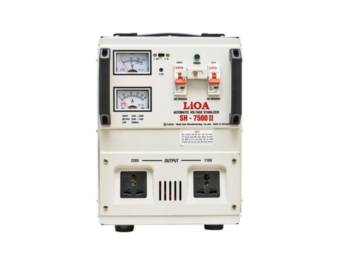 Tổng quan Ổn áp 1 pha Lioa 7.5KVA SH 7500II