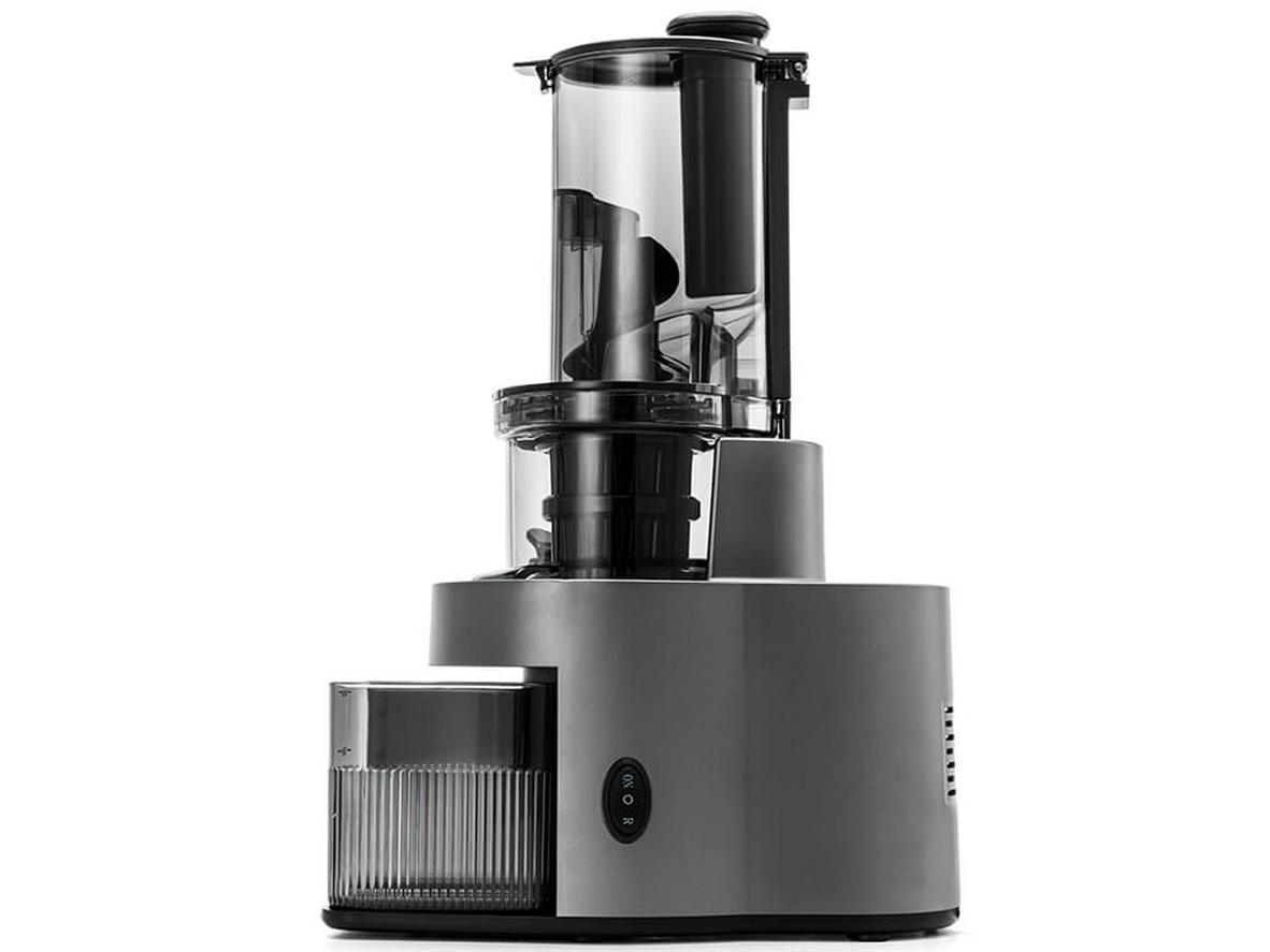 Ống tiếp nguyên liệu 125mm giúp tiết kiệm đáng kể thời gian sơ chế.
