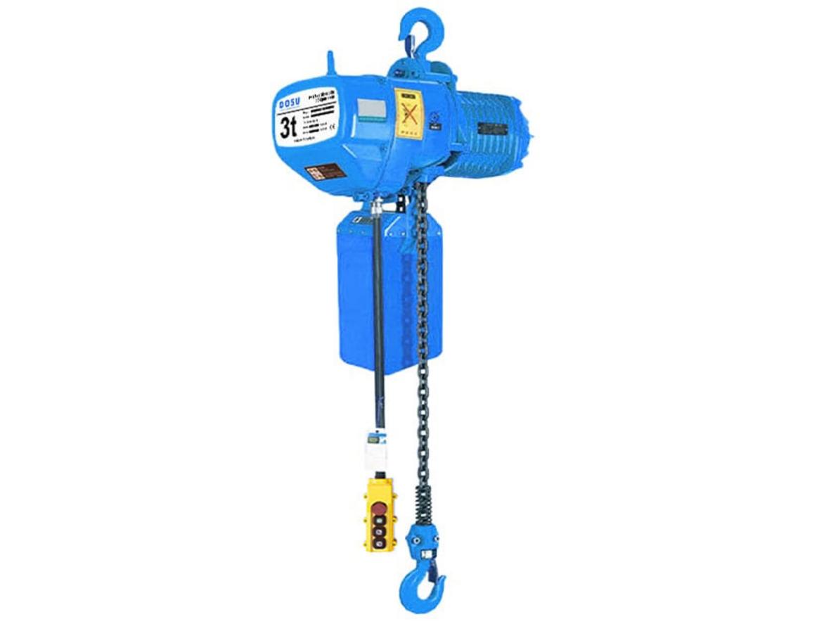 Tổng quan Pa lăng xích điện cố định Dosu KKBB02-01 2 tấn 6m 220V/380V