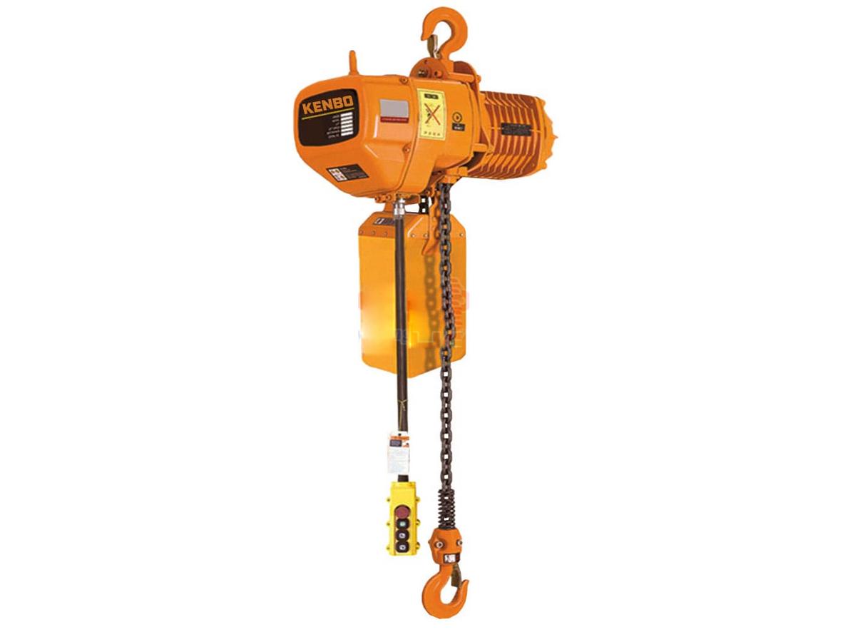 Tổng quan Pa lăng xích điện cố định Kenbo KB01-01 1 tấn 6m (1 đường xích)