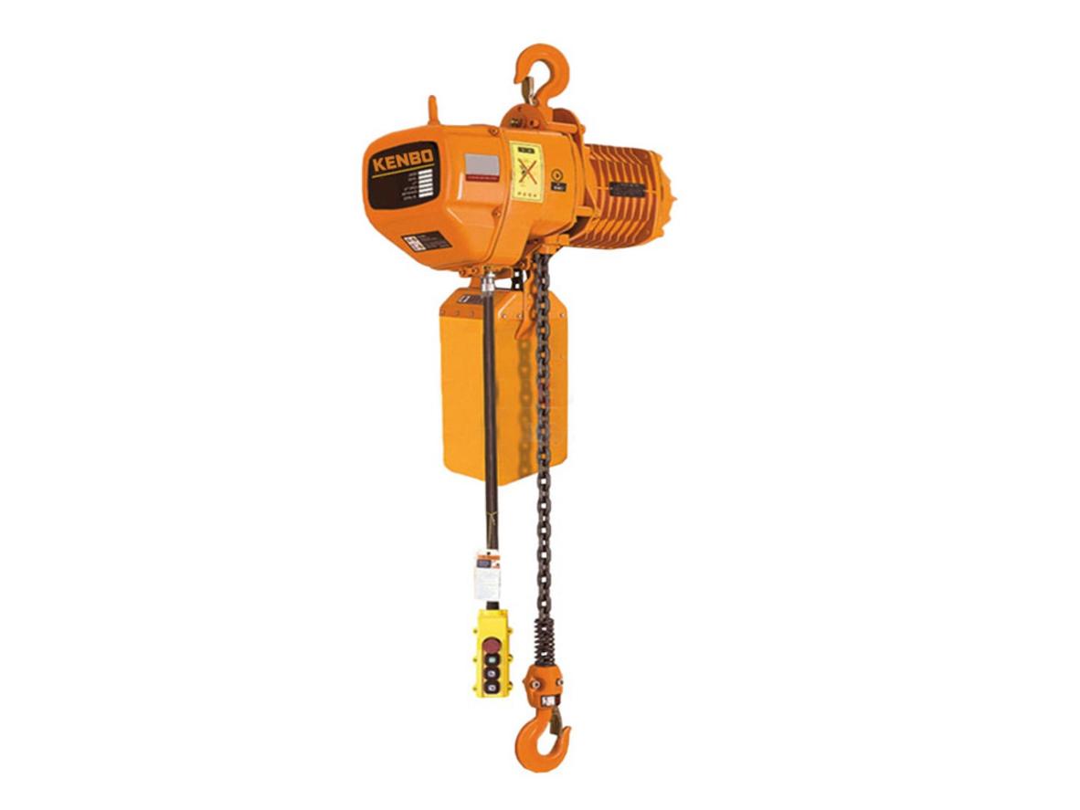 Tổng quan Pa lăng xích điện cố định Kenbo KKBB03-01 3t 6m (1 đường xích)