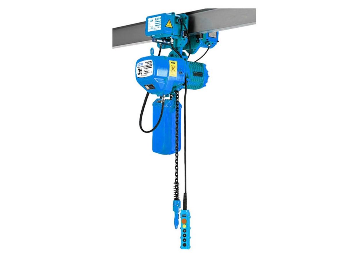 Tổng quan Pa lăng xích điện di chuyển Dosu KKBB01-01 380V 1 tấn