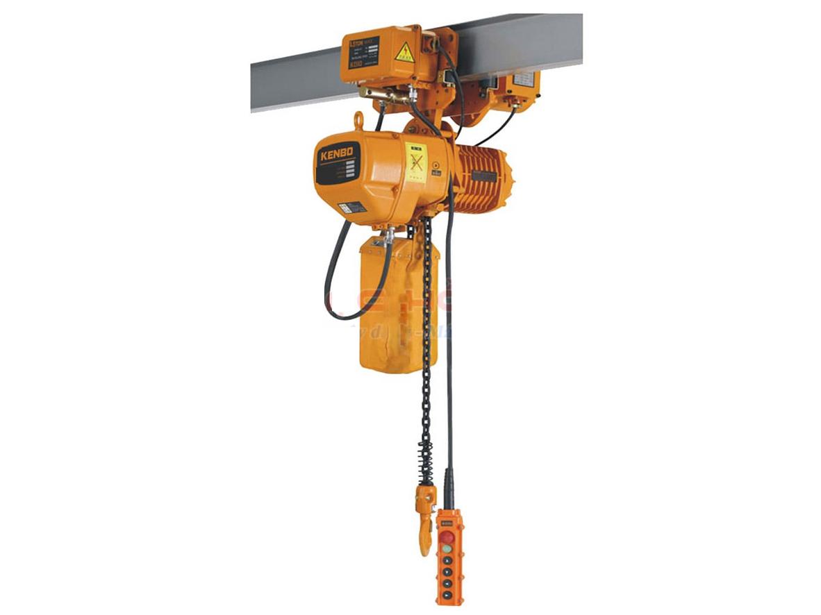 Tổng quan Pa lăng xích điện di chuyển Kenbo KKBB01-01 1T 6m 220V (1 đường xích)