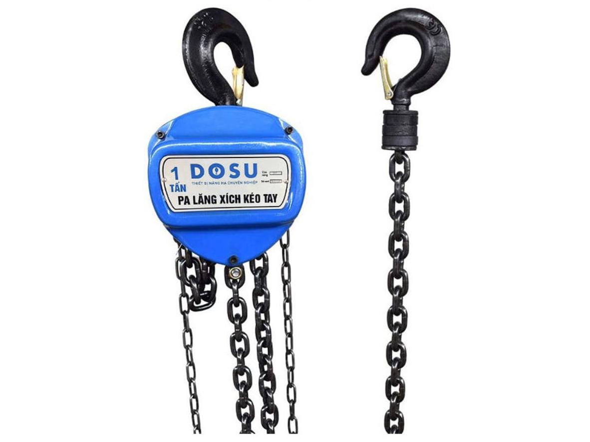 Tổng quan Pa lăng xích kéo tay Dosu 1 tấn 5 mét