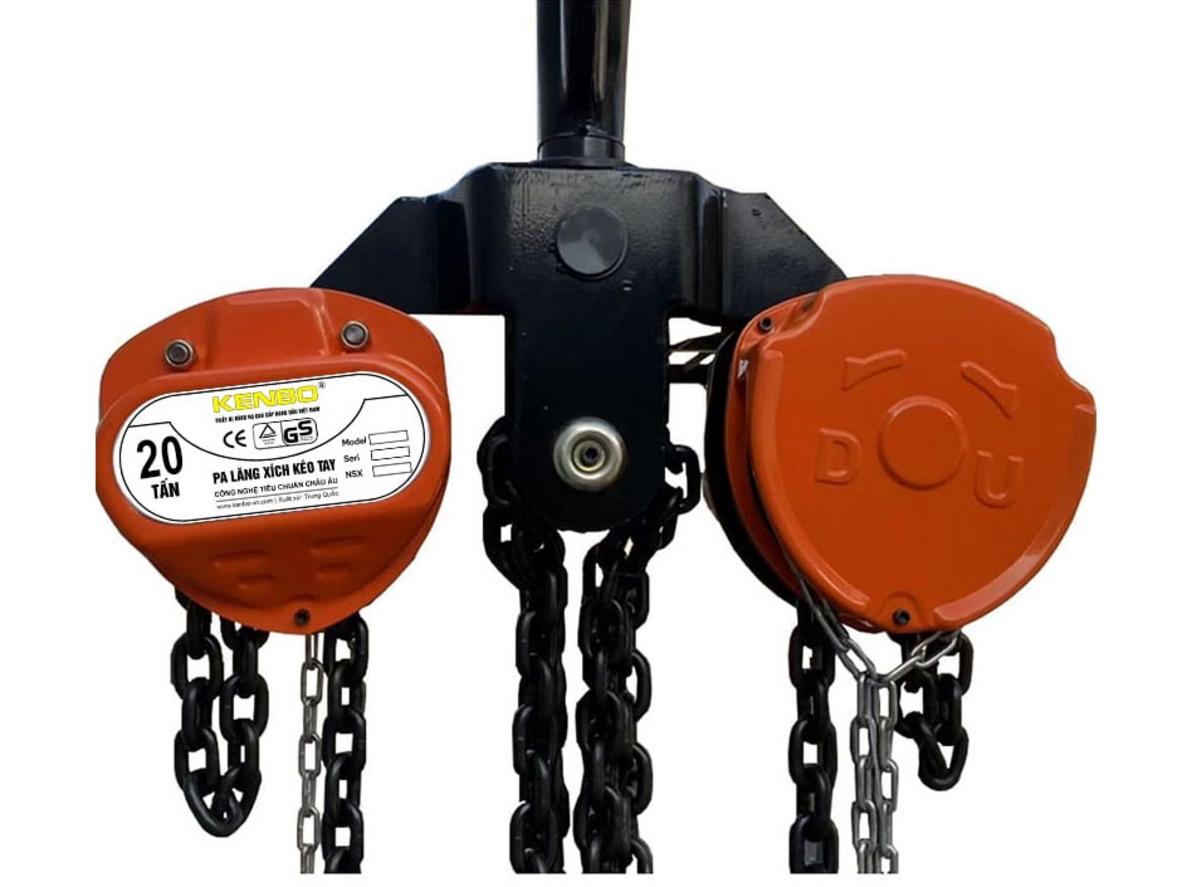 Tổng quan Pa lăng xích kéo tay Kenbo KB20T-5M