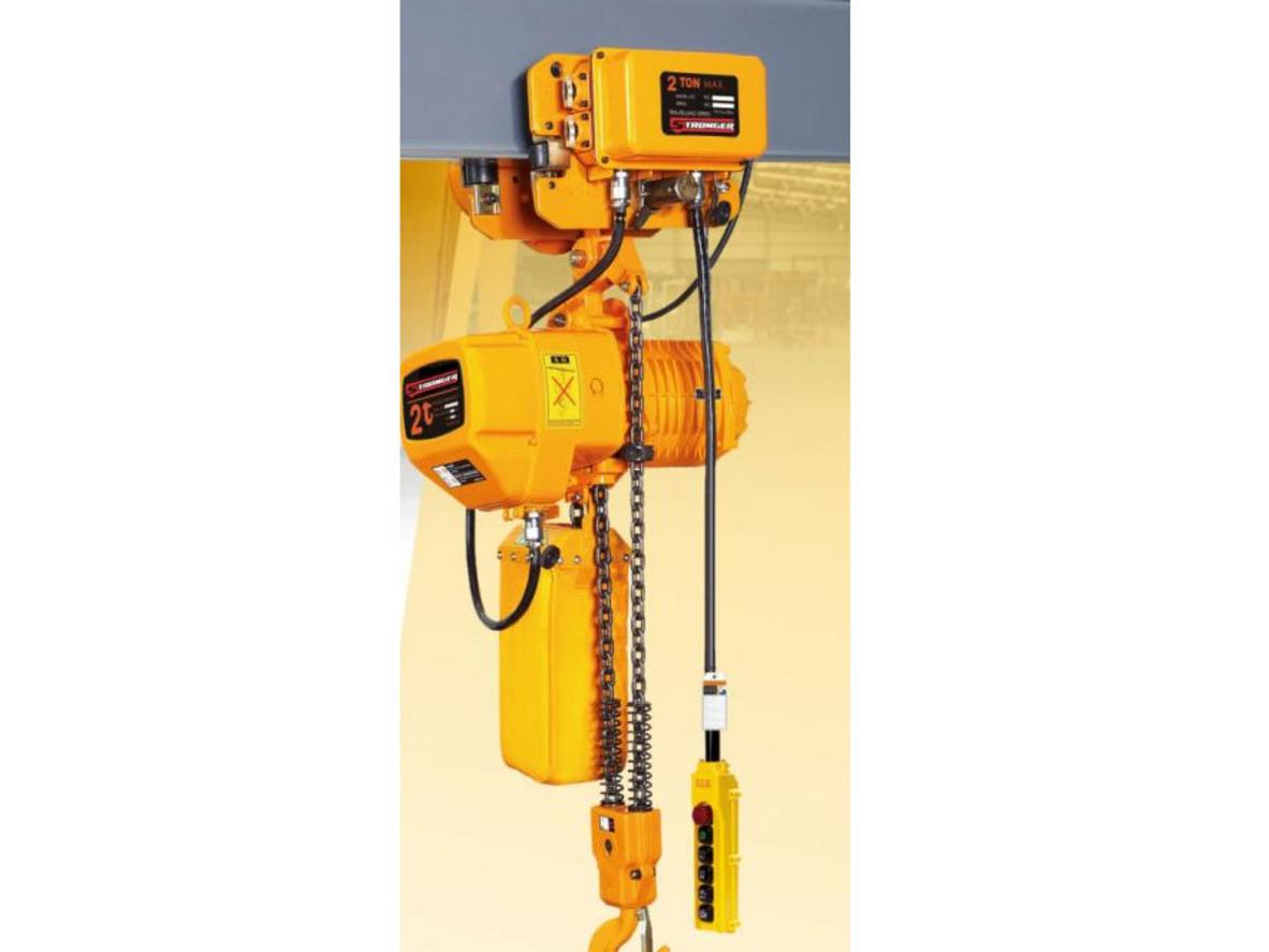 Tổng quan Palang xích điện 2 tấn Stronger 2T x 4m, Trolley (dịch chuyển)