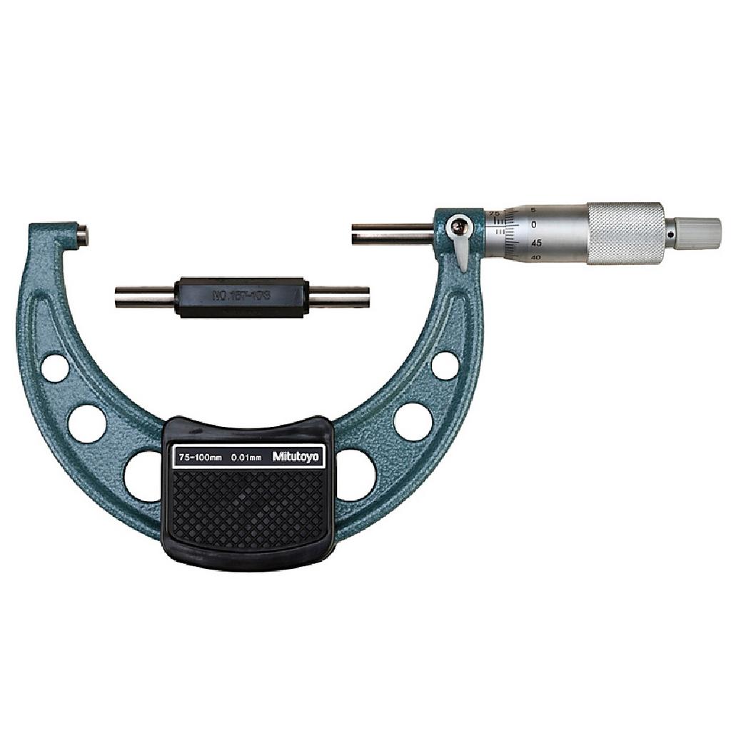 Tổng quan Panme đo ngoài cơ khí Mitutoyo 103-140-10 (75-100mm/0.01mm)
