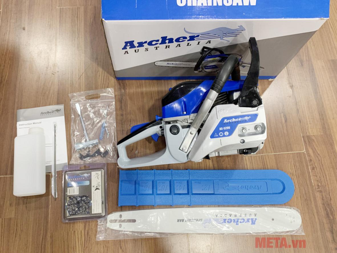 Hướng dẫn pha xăng nhớt 25:1 đúng chuẩn cho Archer AC-5200.