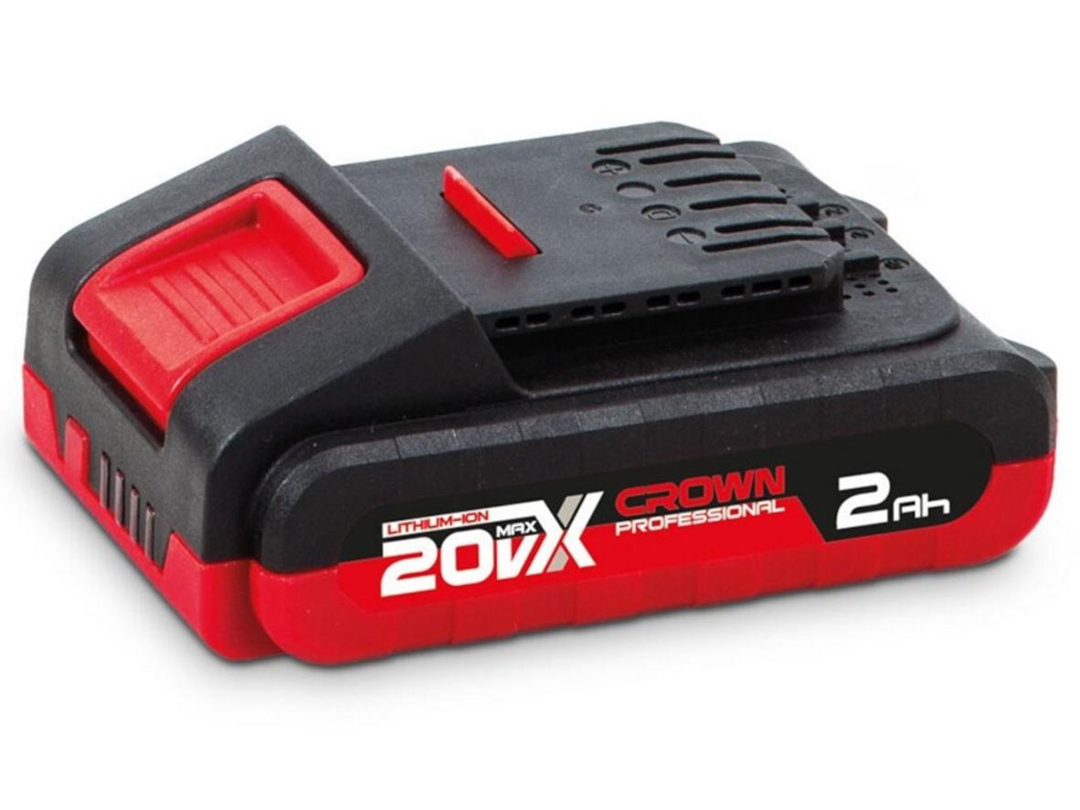 Tổng quan Pin Lithium 20V Max/2A Crown CAB202013