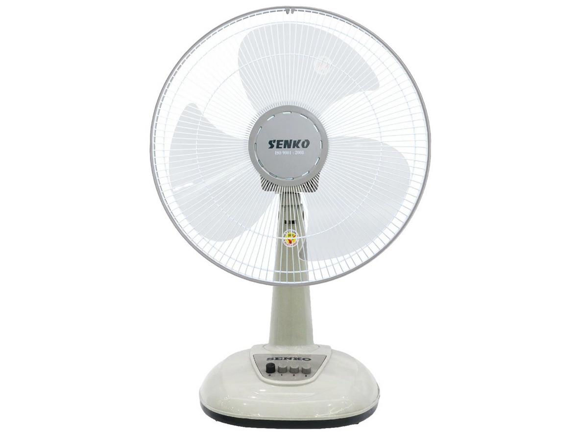 3 mức gió tiện lợi của Quạt bàn Senko B1616