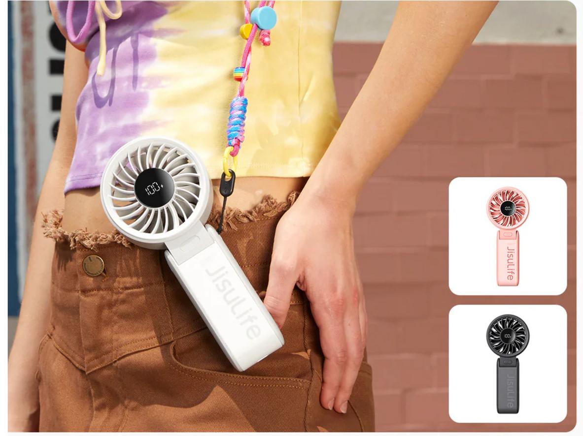 Tổng quan Quạt cầm tay gấp gọn Jisulife Life 7