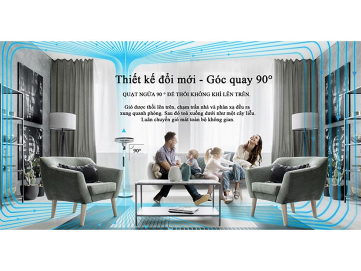 Tổng quan Quạt cây đứng Tiross TS9187