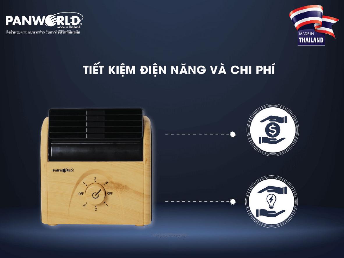 Tổng quan Quạt điện mini để bàn Panworld PW-028