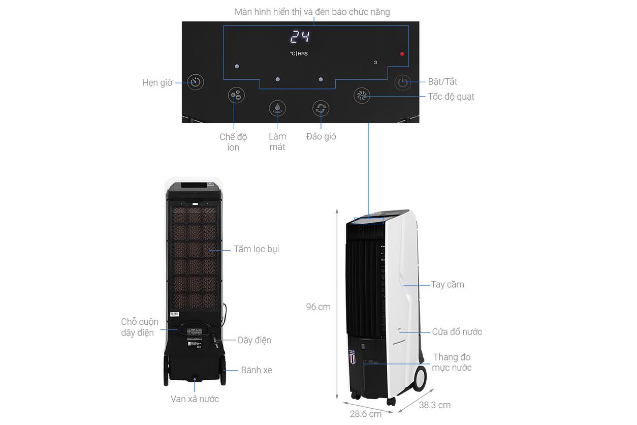 Làm mát nhanh, phù hợp phòng 15-20m²