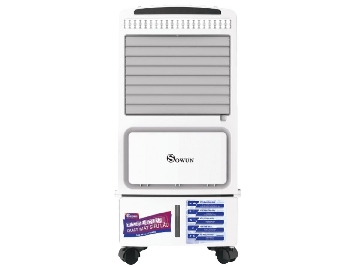 Tổng quan Quạt điều hòa tích điện Sowun SW 808S (40W,12L)