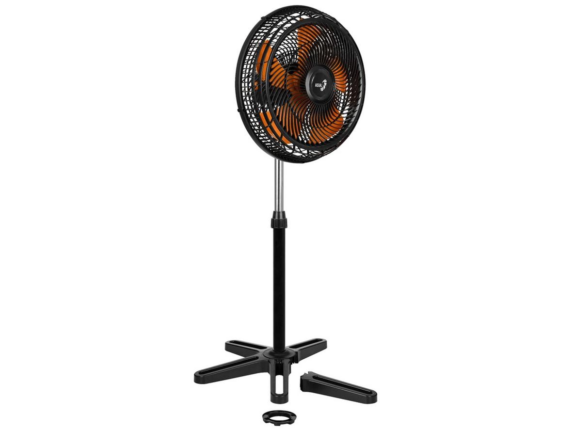 Công suất 80W và lưu lượng gió 106 m3/phút giúp làm mát nhanh