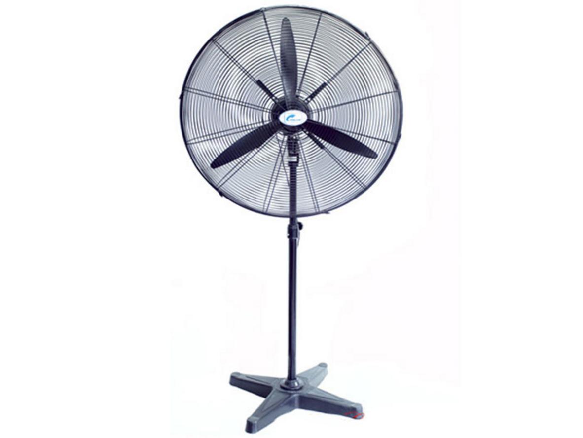 Tổng quan Quạt đứng công nghiệp ChingHai HS24-ĐN3Đ (cánh đen)