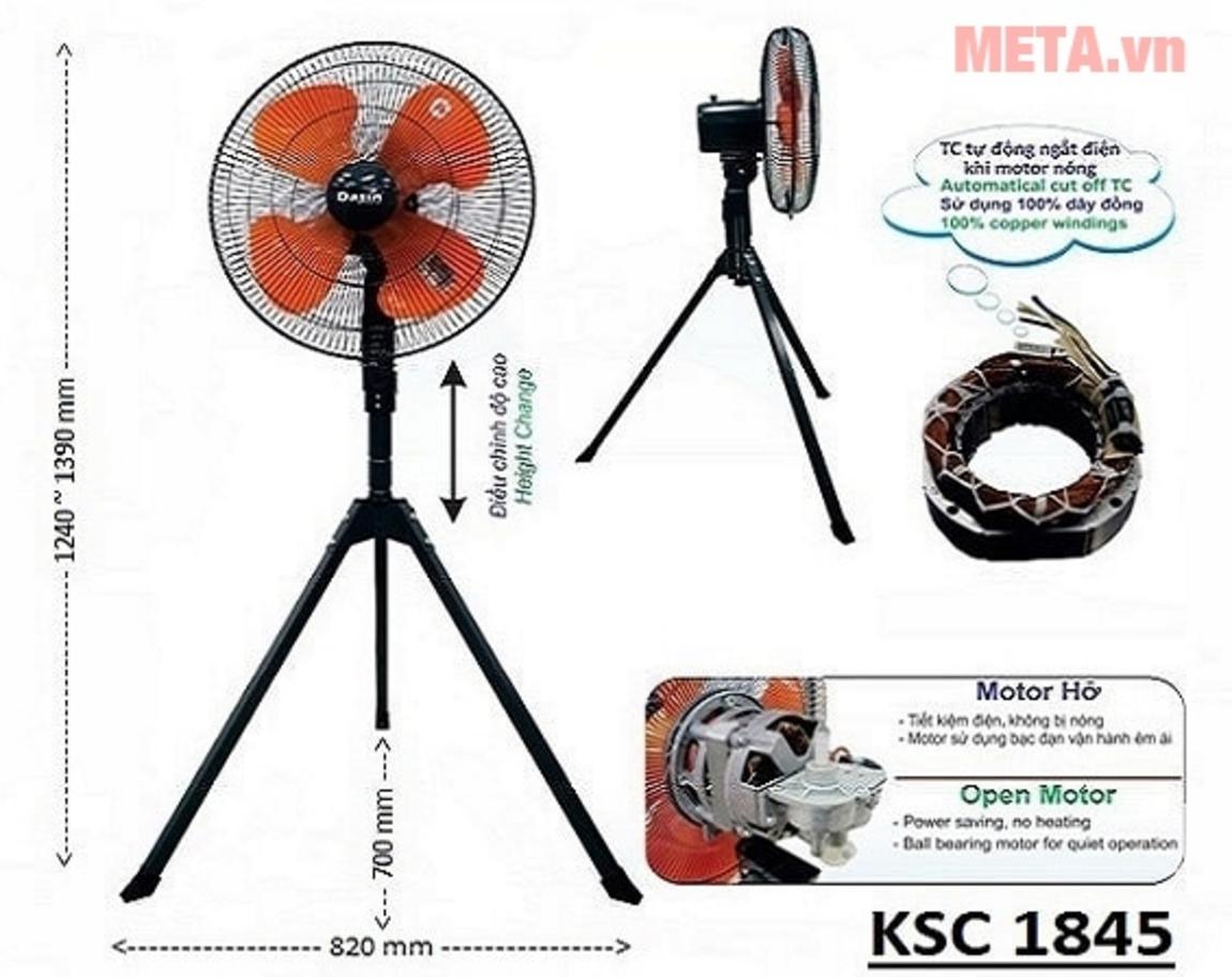 Công suất 126 W tối ưu giữa hiệu năng và điện năng.
