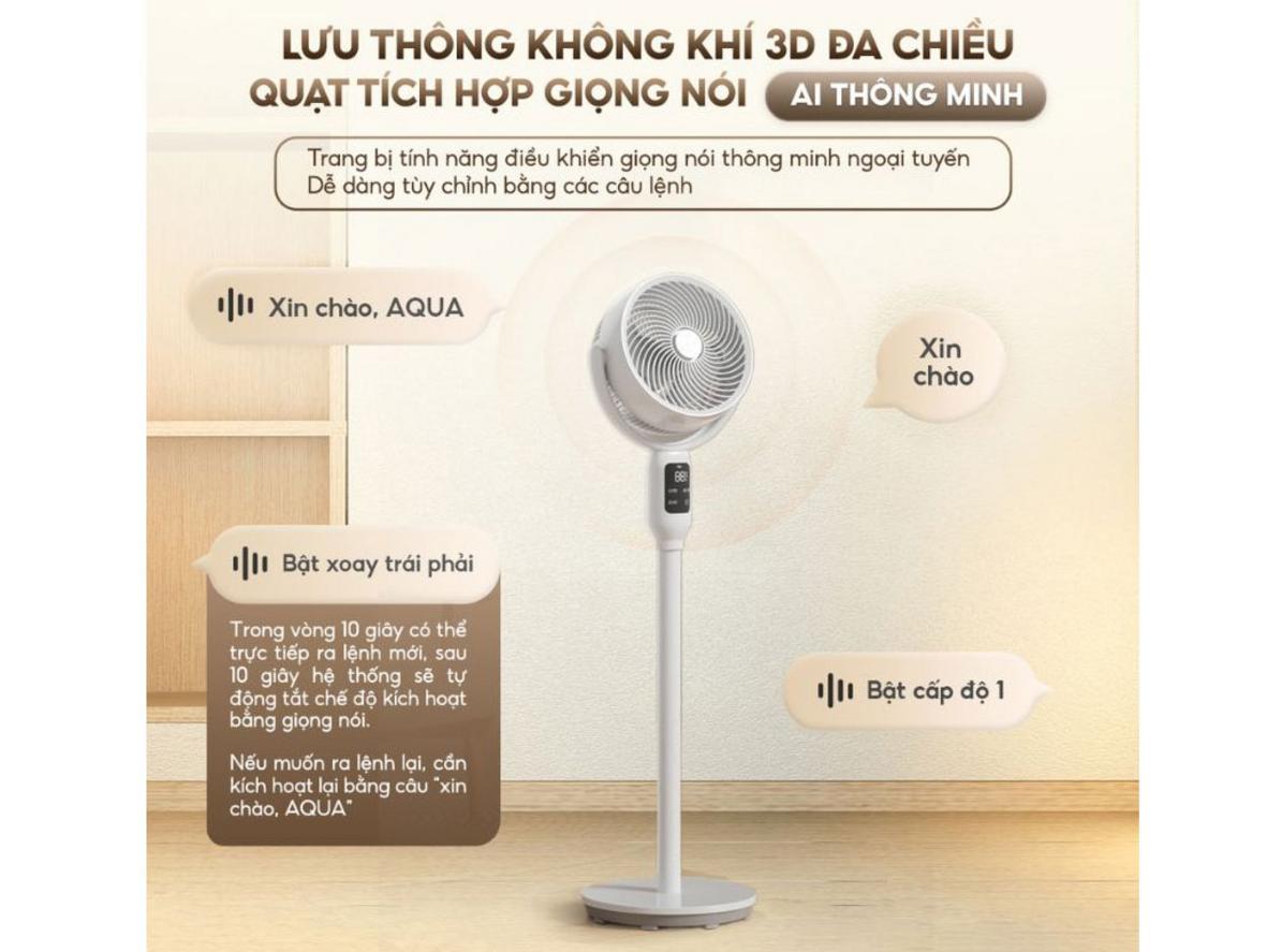 3 chế độ gió cho nhu cầu sử dụng khác nhau.