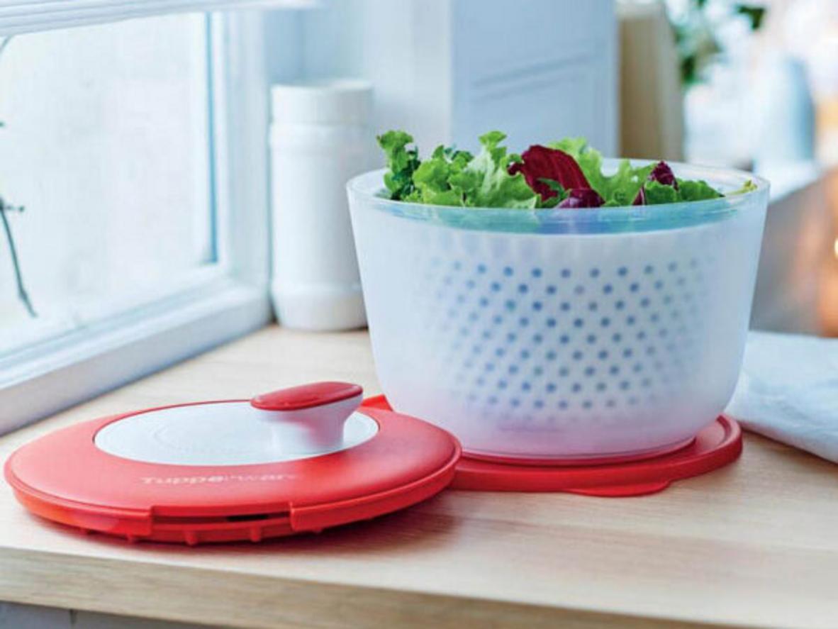 Cơ chế quay ly tâm giúp rau ráo nhanh, hạn chế dập nát.