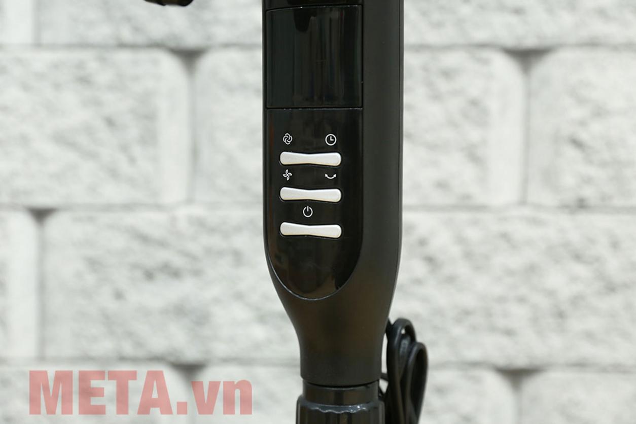 Remote và hẹn giờ 7.5 giờ giúp dùng quạt nhàn hơn mỗi ngày