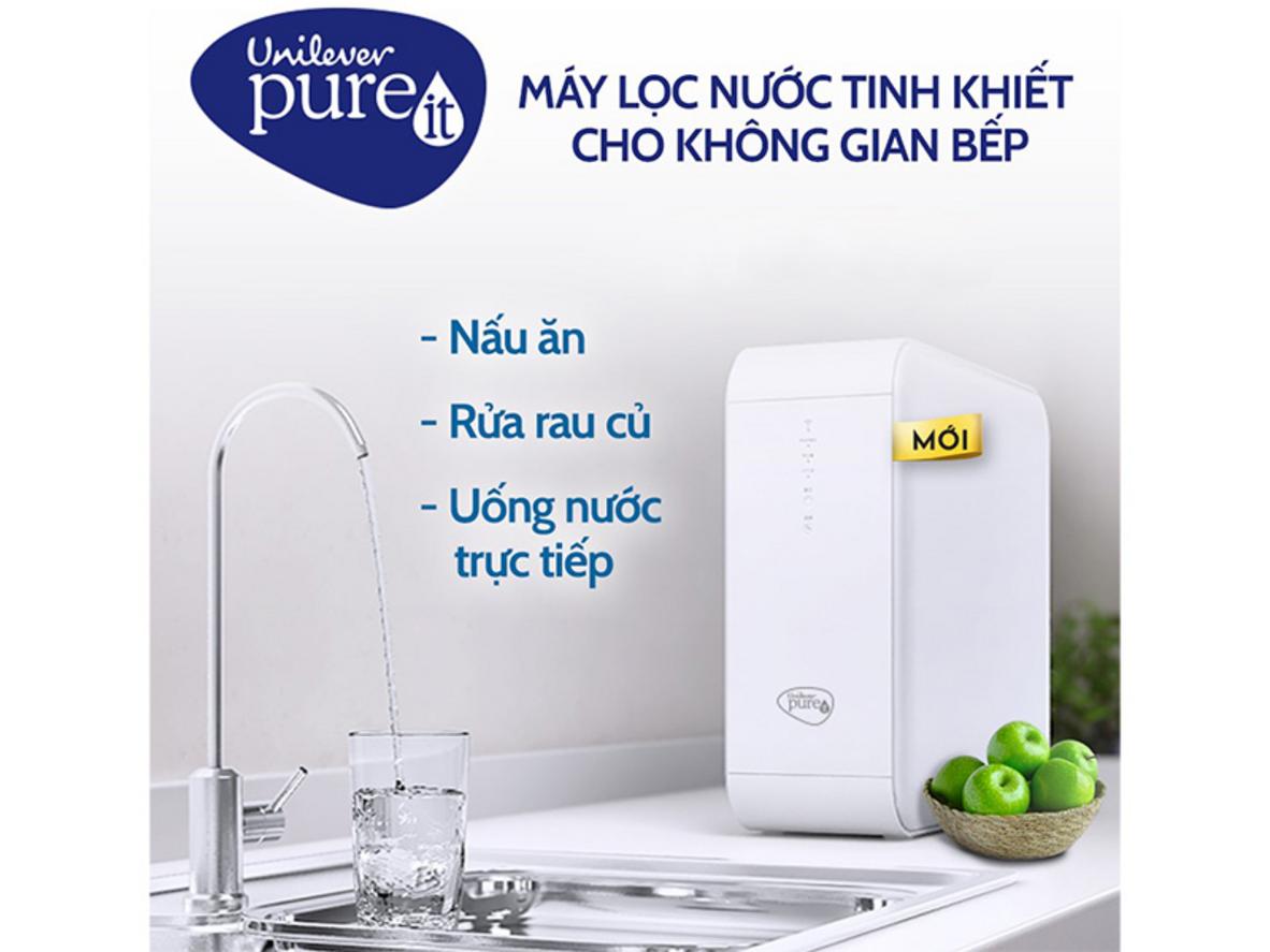 Thiết kế RO không bình chứa giúp tối ưu không gian bếp.