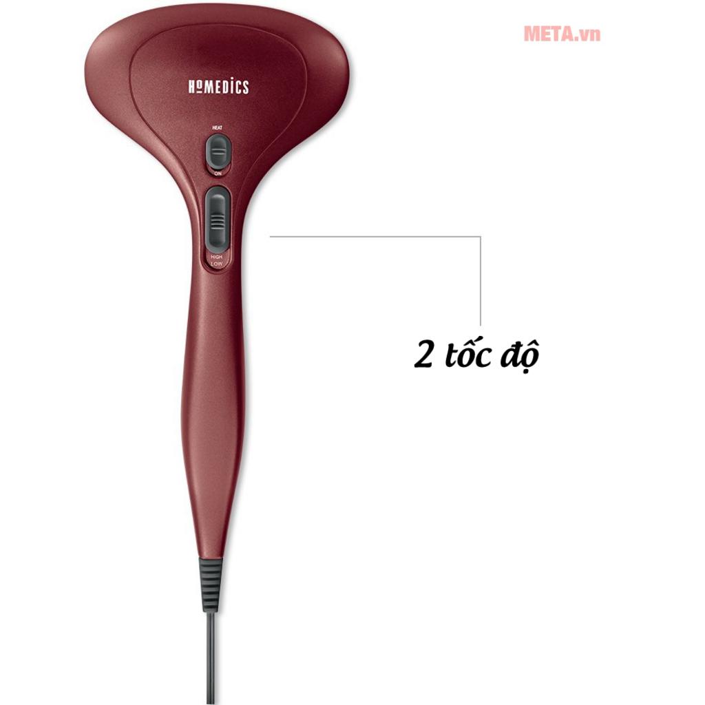 Rung kép 3.100 xung/phút tạo cảm giác tác động sâu và đều hơn.