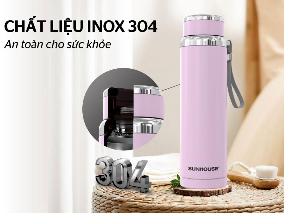 Ruột Inox 304 an toàn, chống gỉ, dễ yên tâm sử dụng