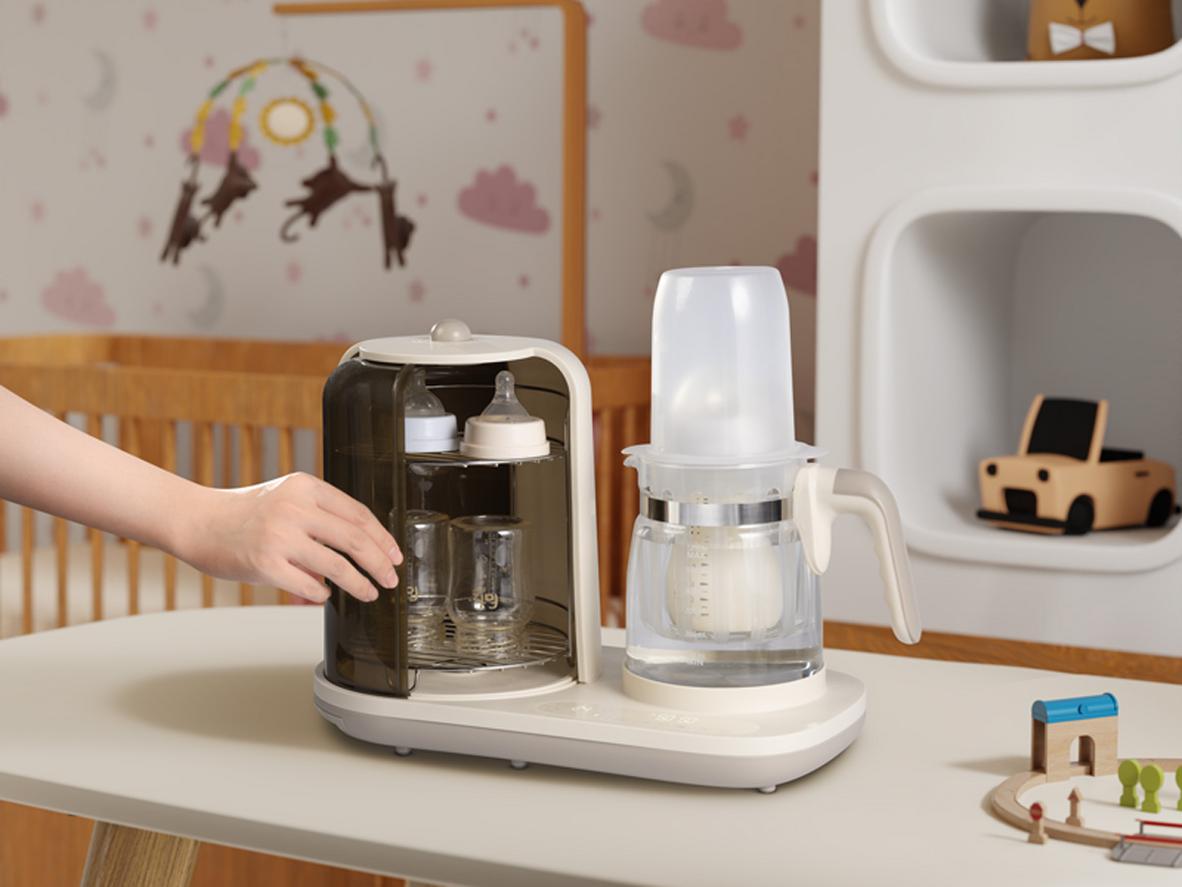 Sấy khô bằng gốm PTC cho bình sữa luôn sạch và khô.