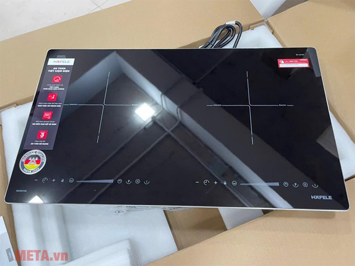 Mặt kính Schott Ceran và điều khiển Slider 9 mức.