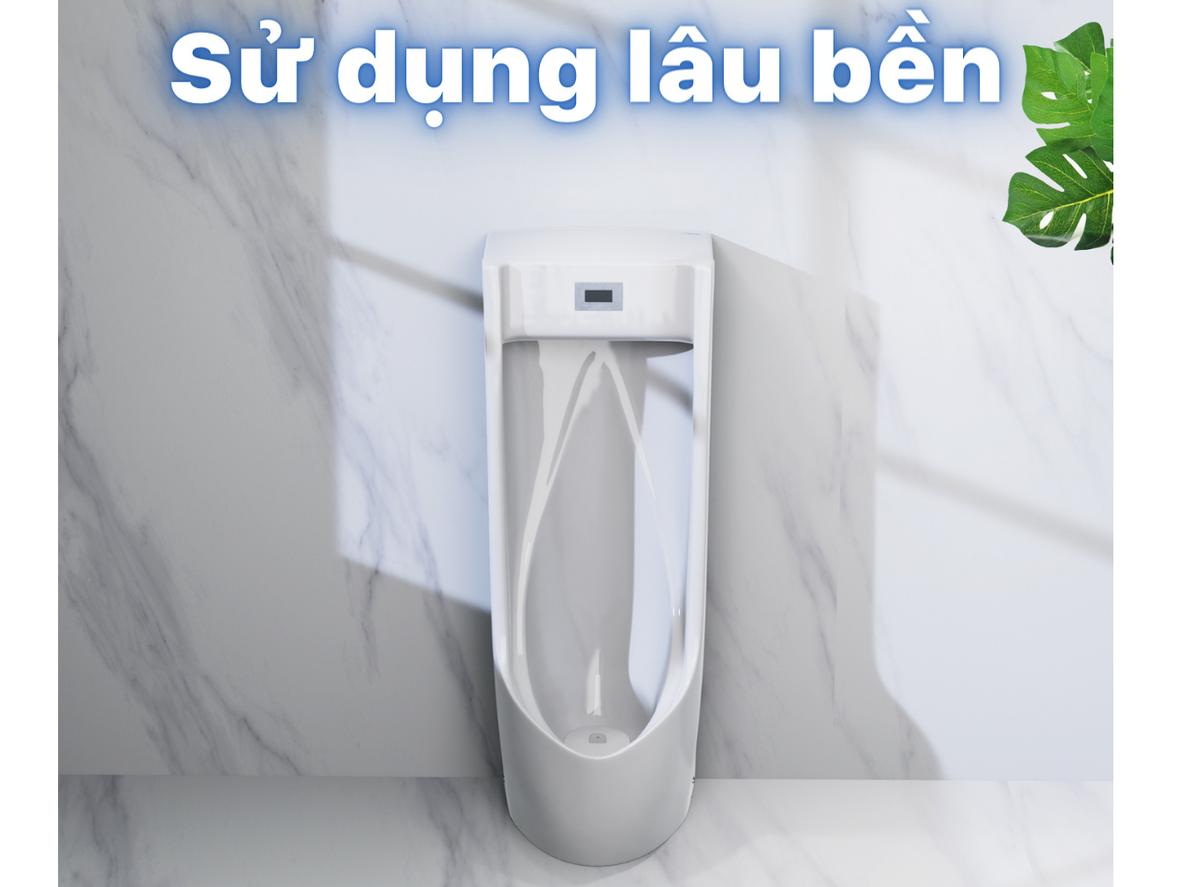 Sứ cao cấp tráng men Nano kháng khuẩn giúp bề mặt sạch và dễ chăm sóc.