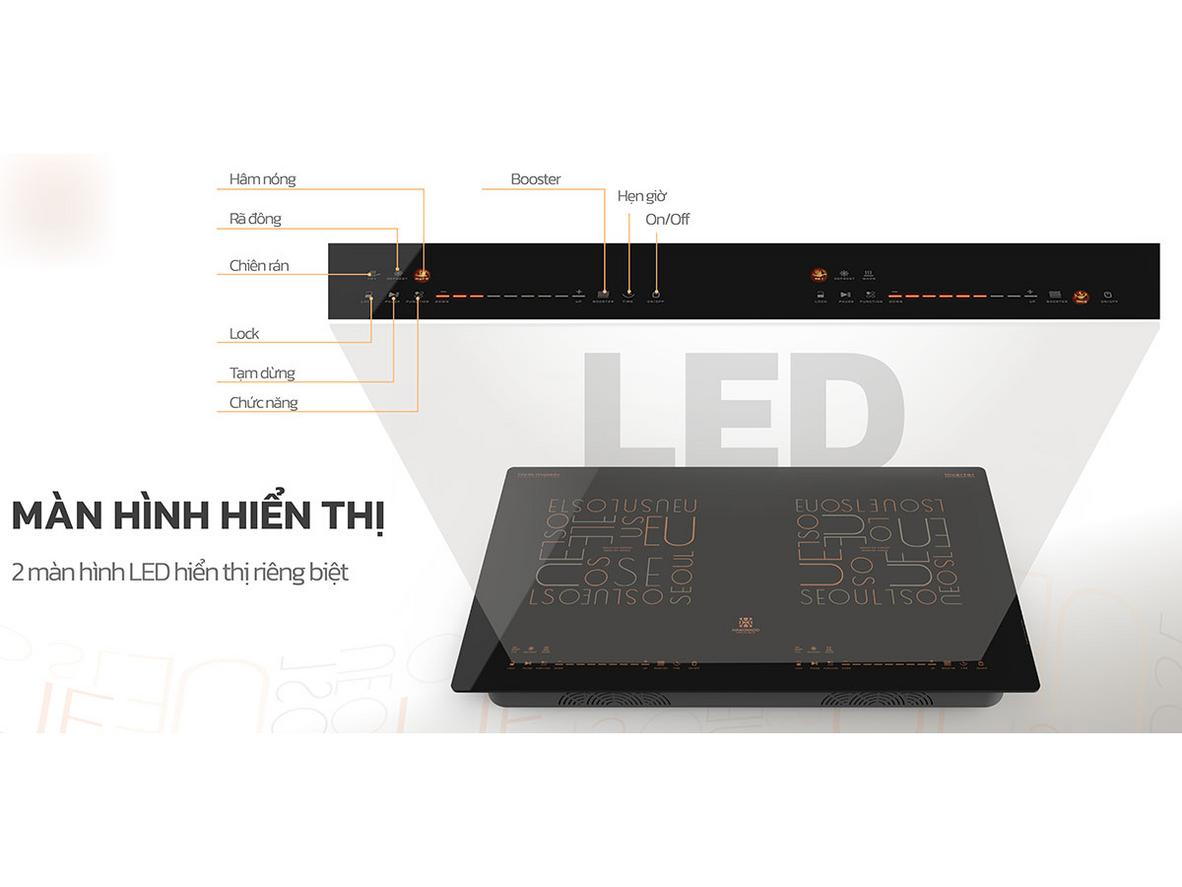 Thiết kế lắp âm gọn đẹp, dễ bố trí