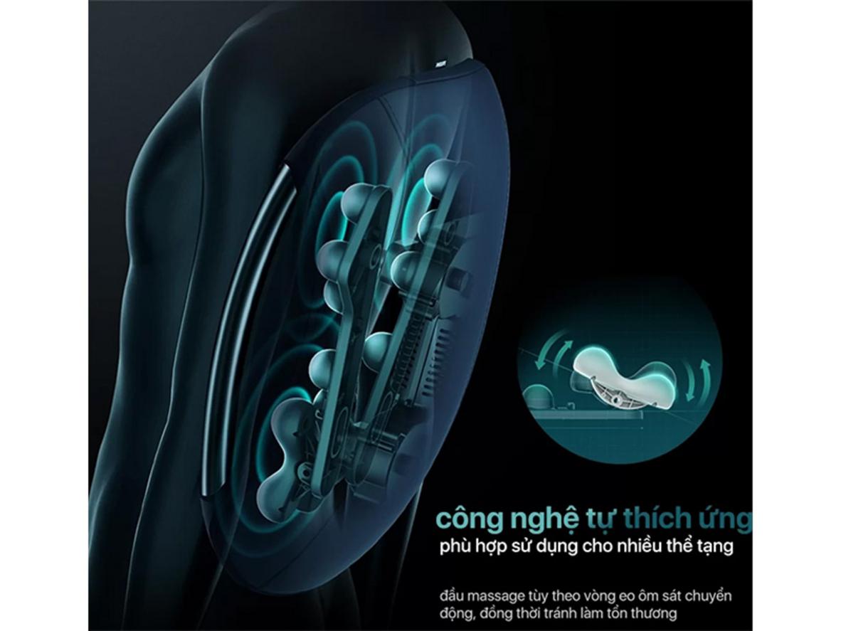 Thiết kế công thái học ôm lưng, hẹn giờ tự ngắt 15 phút