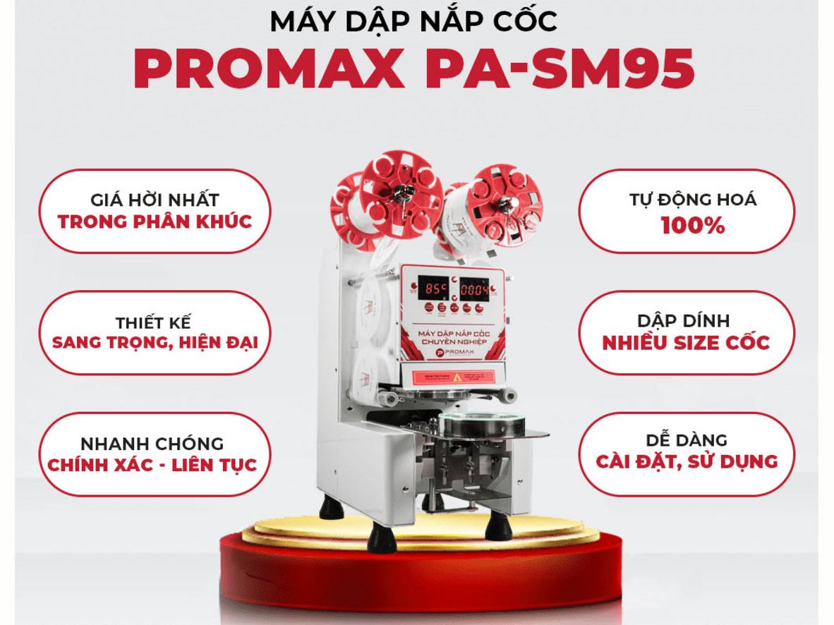 Kích thước và bố trí thực tế của Promax SM95