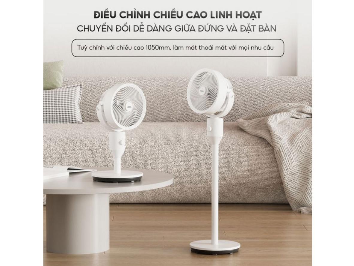 Thiết kế gọn, dễ bố trí và linh hoạt cho nhiều không gian
