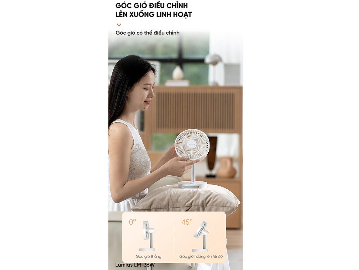 Thiết kế nhỏ gọn, phù hợp nhiều không gian sống.