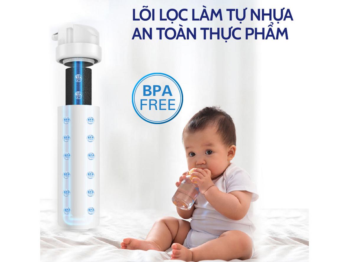 Thiết kế nhỏ gọn, phù hợp bếp hiện đại.