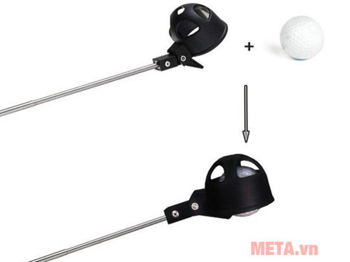 Thu gọn 40cm, tiện mang theo trong túi golf.