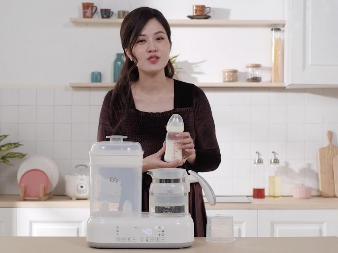 Tiệt trùng và sấy khô bình sữa tiện lợi cho mẹ bỉm.