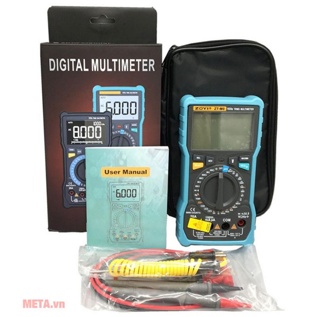 Màn hình LCD 6000 counts hiển thị rõ ràng