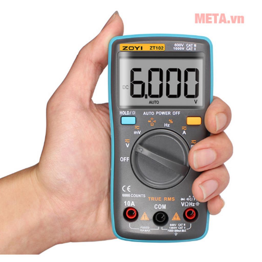 True RMS và Auto-ranging trên Zoyi ZT 102