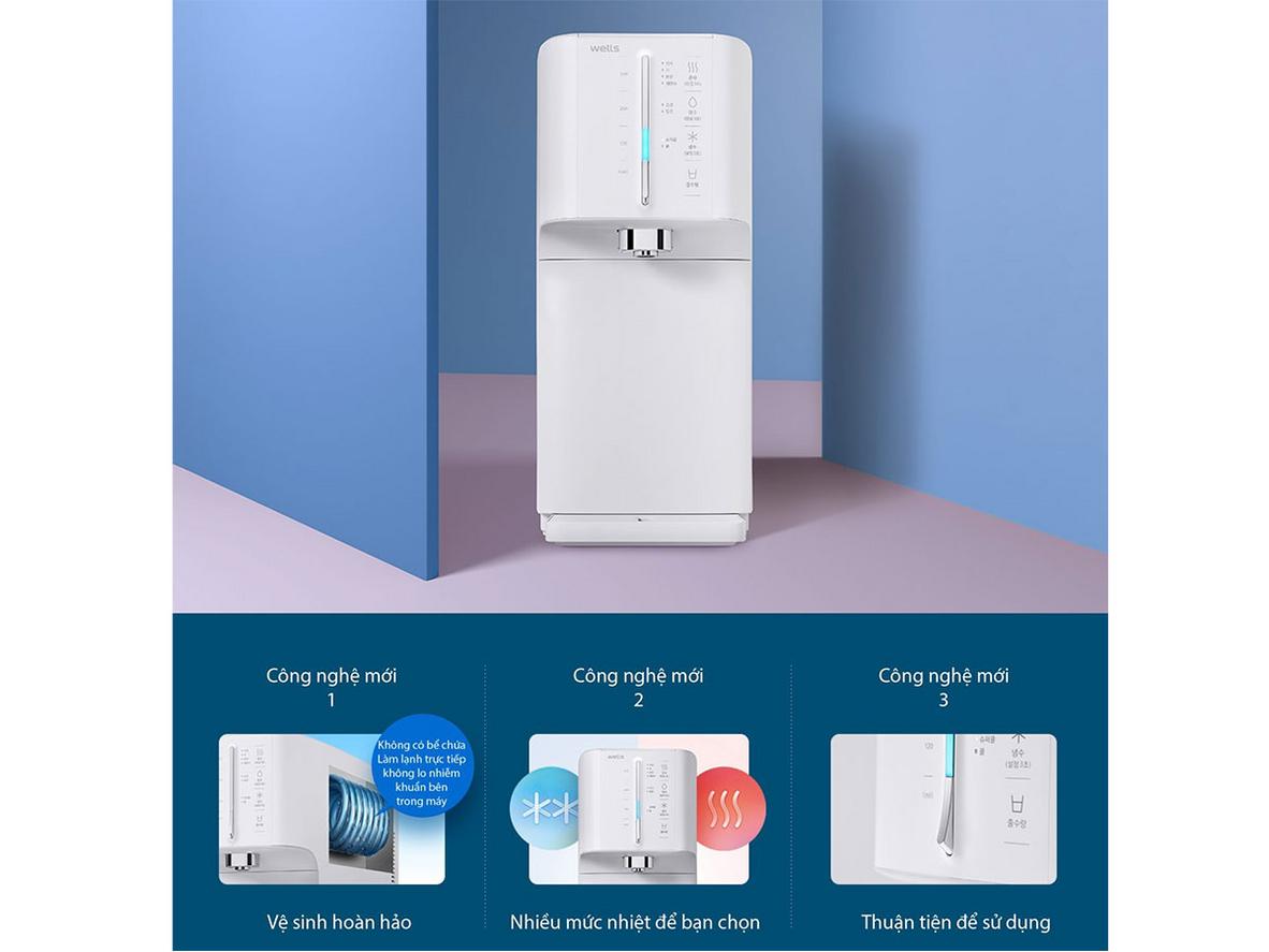 Lọc trực tiếp True Tankless với UV khử trùng 99,9%